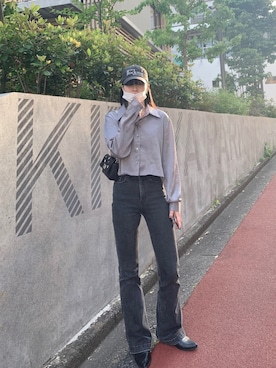 「JOEGUSH（ジョーガッシュ）のアイテム」を使った、ayanoさん（レディース・163cm）の春コーディネート