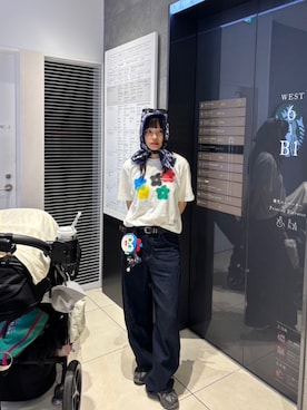 「Needles（ニードルス）のアイテム」を使った、ayanoさん（レディース・162cm）の夏コーディネート
