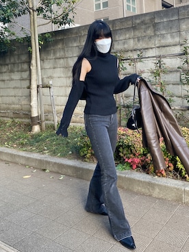 「naunau」｜ayanoさん（レディース・163cm）の冬コーディネート