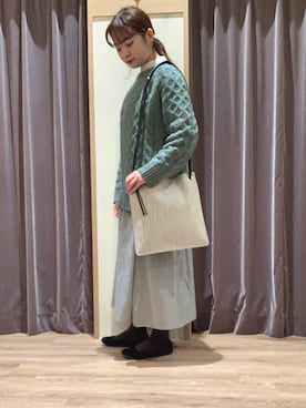 「ニット/セーター」｜reinaさん（レディース・154cm）の冬コーディネート