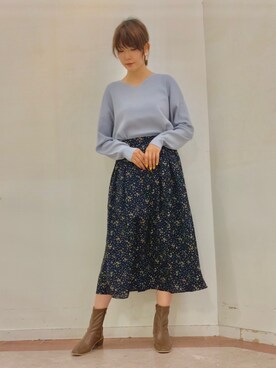 「Te chichi TERRASSE」｜Mayuさん（レディース・168cm）の秋コーディネート
