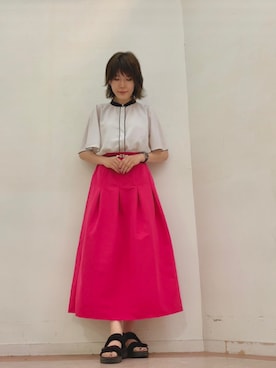 「Te chichi TERRASSE」｜Mayuさん（レディース・168cm）の夏コーディネート