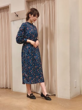 「Te chichi TERRASSE」｜「アイテム（ワンピース/ドレス）」を使った、Mayuさん（レディース・168cm）の春コーディネート