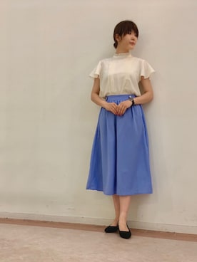 「Te chichi TERRASSE」｜Mayuさん（レディース・168cm）の夏コーディネート