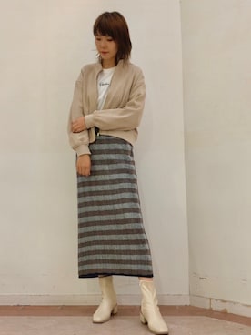 「Te chichi TERRASSE」｜Mayuさん（レディース・168cm）の秋コーディネート
