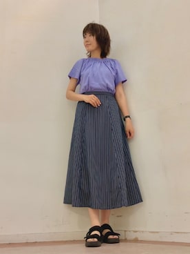 「Te chichi TERRASSE」｜Mayuさん（レディース・168cm）の夏コーディネート