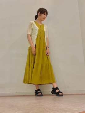 「Te chichi TERRASSE」｜Mayuさん（レディース・168cm）の夏コーディネート