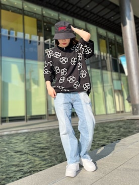 YU-KA OZAWAさん（レディース・153cm）の夏コーディネート