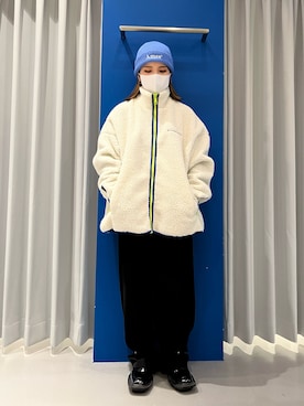 「DANKE SCHON（ダンケシェーン）のアイテム（ジャケット/アウター）」を使った、YU-KA OZAWAさん（レディース・153cm）の秋コーディネート