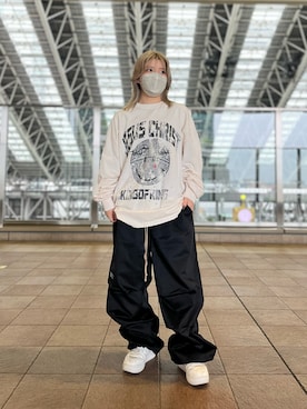 「SOMEIT（サミット）のアイテム」を使った、YU-KA OZAWAさん（レディース・153cm）の春コーディネート