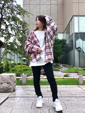 「L.H.P Private Brand（エルエイチピープライベートブランド）のアイテム」を使った、YU-KA OZAWAさん（レディース・153cm）の秋コーディネート