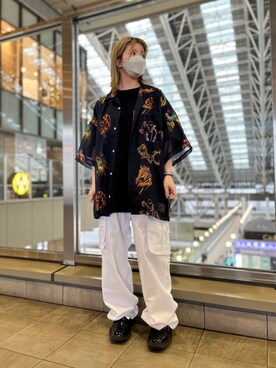 YU-KA OZAWAさん（レディース・153cm）の春コーディネート