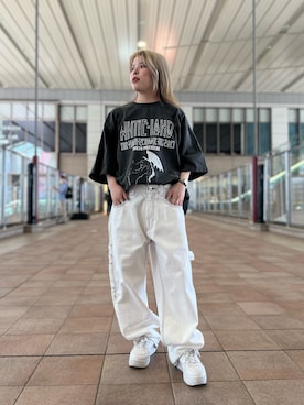 YU-KA OZAWAさん（レディース・153cm）の春コーディネート