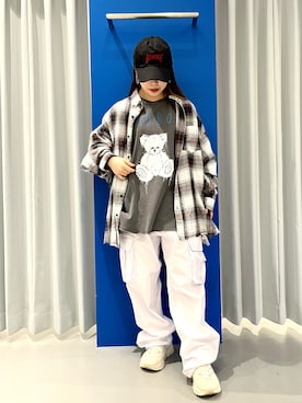 YU-KA OZAWAさん（レディース・153cm）の春コーディネート