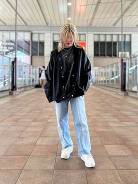 「SOMEIT（サミット）のアイテム」を使った、YU-KA OZAWAさん（レディース・153cm）の春コーディネート