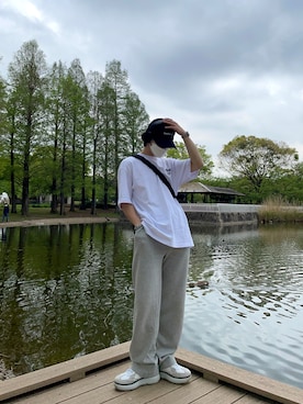 「NASTY KICK（ナスティーキック）のアイテム」を使った、kazukiさん（メンズ・160cm）の春コーディネート