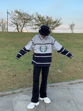 「WARP（ワープ）のアイテム」を使った、kazukiさん（メンズ・160cm）の秋コーディネート