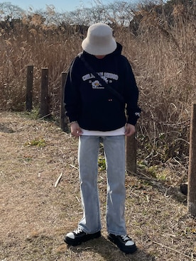 「estaa（エスタ）のアイテム」を使った、kazukiさん（メンズ・160cm）の冬コーディネート