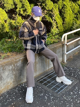 「PIVOTDOOR（ピボットドア）のアイテム」を使った、kazukiさん（メンズ・160cm）の冬コーディネート