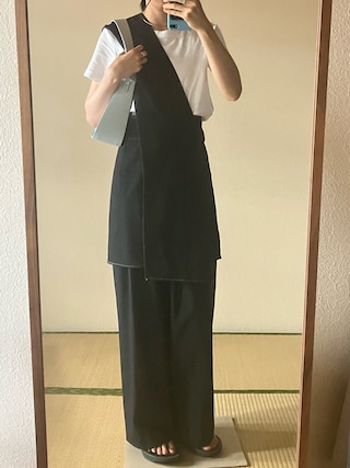 style mixerワイドワンショルダーデニムベスト STYLEMIXER（スタイルミキサー）の「ﾜｲﾄﾞﾜﾝｼｮﾙﾀﾞｰﾃﾞﾆﾑﾍﾞｽﾄ