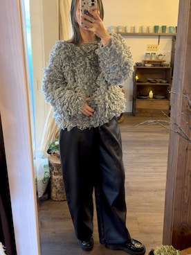 「AIC.（エーアイシー）のアイテム」を使った、Rerinaさん（レディース・162cm）の冬コーディネート