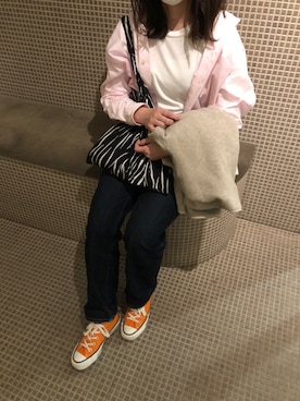 「TICCA（ティッカ）のアイテム（トップス）」を使った、ナツカさん（レディース・155cm）の秋コーディネート