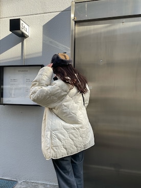 「ELECTRIC（エレクトリック）のアイテム」を使った、ぽてとさん（レディース・155cm）の冬コーディネート