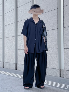 「アイテム（バッグ）」を使った、yuya さん（メンズ・168cm）の夏コーディネート