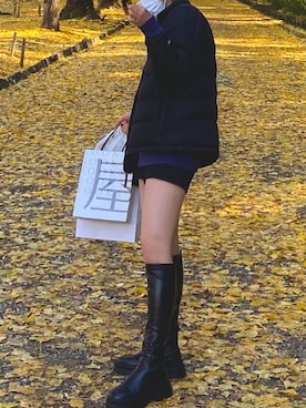 「casselini」｜「アイテム（ジャケット/アウター）」を使った、夏さん（レディース・158cm）の冬コーディネート