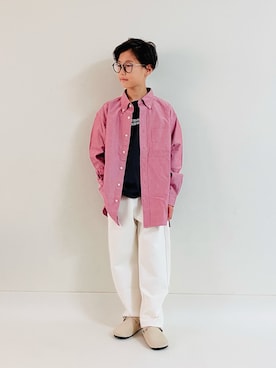 「アイテム（シャツ/ブラウス）」を使った、syun★さん（キッズ・146cm）の夏コーディネート