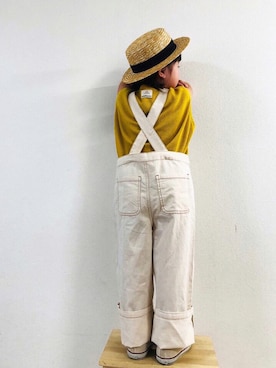 「むすめコーデ」｜「アイテム（オールインワン・サロペット）」を使った、syun★さん（キッズ・110cm）の夏コーディネート