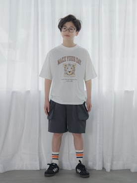 「MAKE YOUR DAY（メイクユアデイ）のアイテム」を使った、syun★さん（キッズ・149cm）の春コーディネート