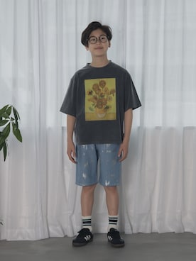 「MAKE YOUR DAY（メイクユアデイ）のアイテム」を使った、syun★さん（キッズ・149cm）の春コーディネート
