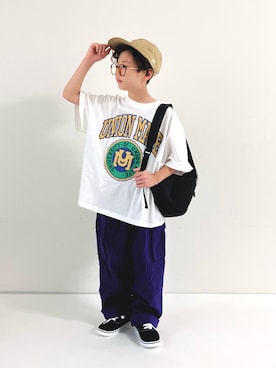 「AAA+（サンエープラス）のアイテム」を使った、syun★さん（キッズ・135cm）の夏コーディネート