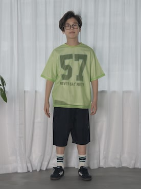「MAKE YOUR DAY（メイクユアデイ）のアイテム」を使った、syun★さん（キッズ・149cm）の春コーディネート