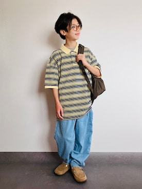 「アイテム（スリッポン）」を使った、syun★さん（キッズ・150cm）の夏コーディネート