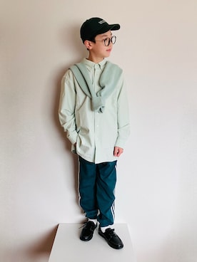 「アイテム（パンプス）」を使った、syun★さん（キッズ・146cm）の春コーディネート