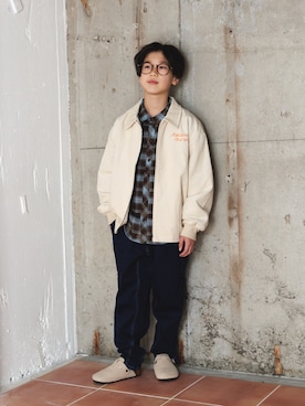 「アイテム（サンダル）」を使った、syun★さん（キッズ・146cm）の秋コーディネート