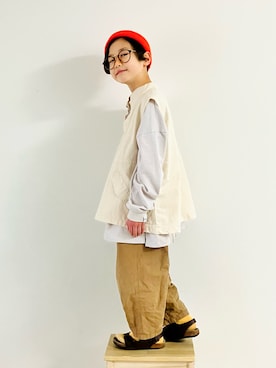 syun★さん（キッズ・131cm）の春コーディネート