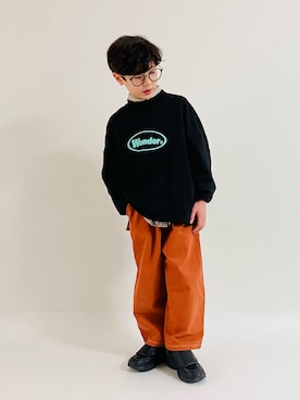 「jeans-b（ジーンズベー）のアイテム」を使った、syun★さん（キッズ・136cm）の秋コーディネート