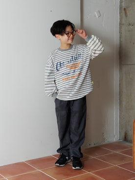 「アイテム（Tシャツ/カットソー）」を使った、syun★さん（キッズ・146cm）の夏コーディネート