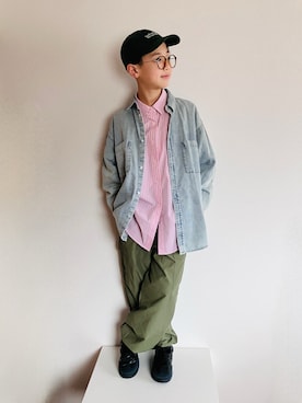 「GLOBAL WORK（グローバルワーク）のアイテム」を使った、syun★さん（キッズ・146cm）の冬コーディネート