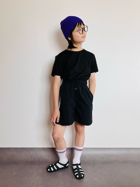 「devirock（デビロック）のアイテム」を使った、syun★さん（キッズ・150cm）の夏コーディネート