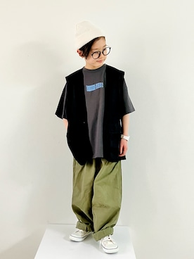 「いまどきジャケット写真」｜syun★さん（キッズ・131cm）の春コーディネート