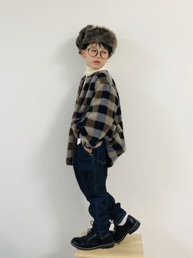 syun★さん（キッズ・120cm）の冬コーディネート
