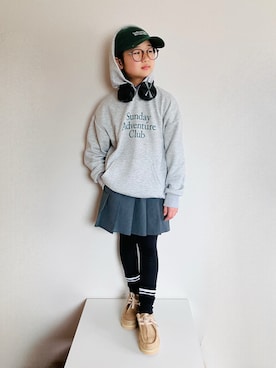 syun★さん（キッズ・146cm）の冬コーディネート