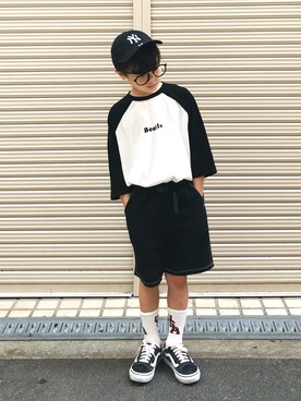 syun★さん（キッズ・126cm）の夏コーディネート