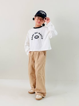 「アイテム（シューズ）」を使った、syun★さん（キッズ・146cm）の秋コーディネート