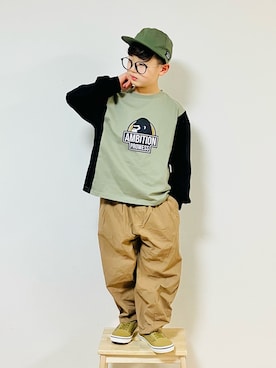 syun★さん（キッズ・131cm）の冬コーディネート