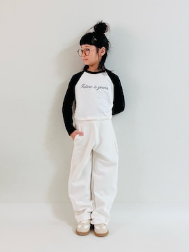 「アイテム（スウェットパンツ）」を使った、syun★さん（キッズ・146cm）の夏コーディネート